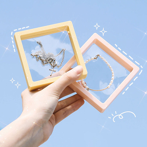 PE Film Bracelet Gift Packaging Box Anti-oxidation Jewelry Storage Box Necklace Earring Display Box Dust-proof