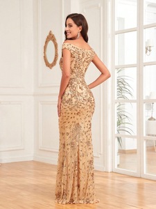 Robe de soirée élégante et formelle, coupe sirène, robe de bal en sequins de haute qualité pour femmes - Product Image 6
