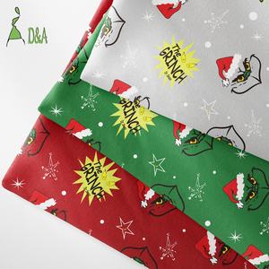 卸売クリスマス<span class=keywords><strong>Dr</strong></span>.Seussデジタルプリントレーヨン生地子供服用100% レーヨン生地 - Product Image 2