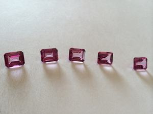 พลอยโทแพซสีชมพูธรรมชาติคุณภาพสูงทรงแปดเหลี่ยม - Product Image 2