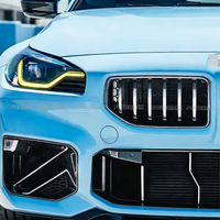 Grille Depan Model A Serat Karbon Kering Berkualitas Tinggi Cocok untuk BMW M2 G87 Kedatangan Baru Grille Serat Karbon Kering