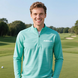 Haute qualité personnalisé imprimé séchage rapide à manches longues <span class=keywords><strong>Golf</strong></span> <span class=keywords><strong>pull</strong></span> sur sport quart Zip <span class=keywords><strong>pull</strong></span> hommes <span class=keywords><strong>Golf</strong></span> 1/4 Zip <span class=keywords><strong>pull</strong></span> Camo - Product Image 2