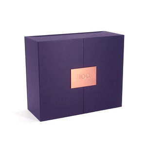 Boîtes de parfum en papier personnalisées avec insert en <span class=keywords><strong>mousse</strong></span> pour cosmétiques, emballage en carton de luxe, boîtes cadeaux magnétiques pour soins de la peau - Product Image 2