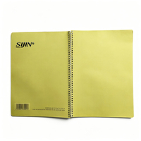 Cahier spirale A4 en PP à grille quadrillée pour les étudiants, idéal pour les mathématiques et l'écriture quotidienne