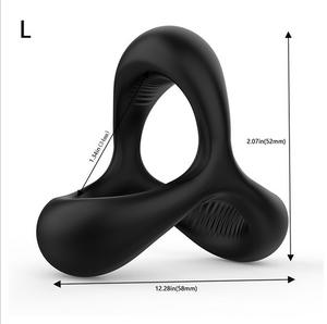 Silicone liquide Double JJ anneau de colle souple jouets sexuels de Masturbation masculine avec manchon de pénis à effet de verrouillage du sperme pour un <span class=keywords><strong>plaisir</strong></span> accru - Product Image 6