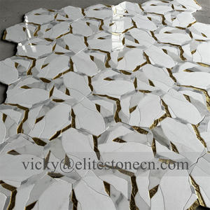 Mosaico para Paredes de Cocina y Baño, Baldosas de Mármol para Piso de Baño - Product Image 5