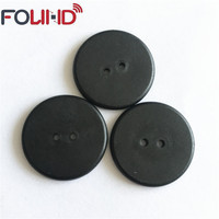 Étiquette de lavage NTAG424 DNA PPS, bouton de 20 mm, résistant à la chaleur, 13,56 MHz, autocollant RFID MF1K, étanche IP68, NFC