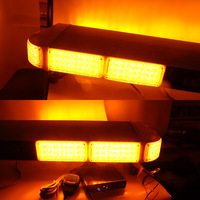 LED-5000L allonger LED jaune barre lumineuse d'urgence barre lumineuse clignotante stroboscopique avec sirène haut-parleur pour voiture