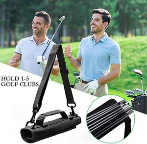 Sac de golf portable avec logo personnalisé, léger, à bandoulière, pour entraînement sur le terrain, voyage, pliable, sac de golf du dimanche - Product Image 2