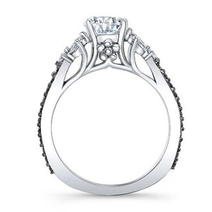 Anello creativo cavo per donna, design con intarsi scintillanti, gioielli eleganti e alla moda - Product Image 2