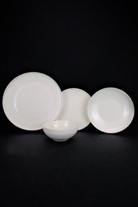 Moderno juego de <span class=keywords><strong>vajilla</strong></span> de porcelana fina de 24 piezas <span class=keywords><strong>para</strong></span> <span class=keywords><strong>6</strong></span> <span class=keywords><strong>personas</strong></span>, uso en restaurantes, con detalles en plata. - Product Image 6