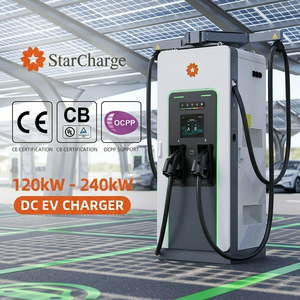 Estación de carga para vehículos eléctricos Starcharge Titan V5 UL CE 120kW 180kW 240kW 150-1000Vdc OCPP 20 Plug & Play de alta densidad para uso público. - Product Image 1