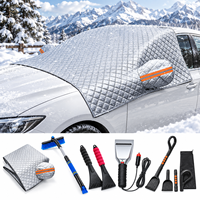 Kits d'urgence hivernale pour voiture : grattoir à glace 3-en-1, brosse à neige et dégivreur chauffant pour pare-brise, idéal pour SUV, camion et voyage