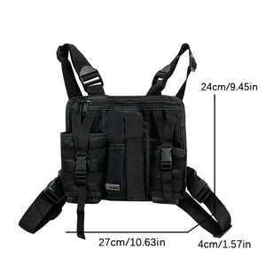 Chaleco Táctico de Nylon de Alta Densidad para Hombre, con Cierre, Múltiples Compartimentos, para Trabajo, Viajes y Actividades al Aire Libre (1 Pieza) - Product Image 6
