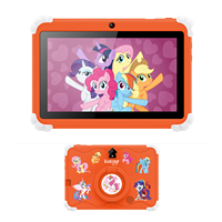 Tablet bermain game Android 7 inci, Tablet pendidikan Pc anak Quad Core Tablette