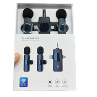 Microphone Lavalier sans Fil Portable Miniature à Réduction de Bruit, Rechargeable Type-C, Large Compatibilité pour Enregistrement Musical et Réunions