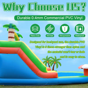Tobogán Acuático Inflable <span class=keywords><strong>de</strong></span> Grado Comercial, Casa <span class=keywords><strong>de</strong></span> Brinco Acuática <span class=keywords><strong>para</strong></span> Patio Trasero, Fiestas <span class=keywords><strong>de</strong></span> Cumpleaños al Aire Libre, Alquiler Comercial - Product Image 5
