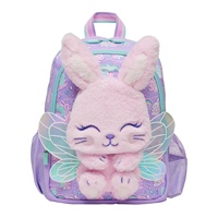 Angel Rabbit Girls Elementary School Anti-Theft Internal Frame Landscape Pattern Backpack Computer Interlayer 20-36L Ringan