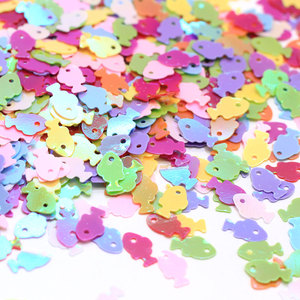 Bunte Tropische Fisch-Glitzer-Pailletten in Fischform für Bastelarbeiten, PVC-Lose-Pailletten, Nagelkunst-Konfetti, DIY-Nähen - Product Image 5