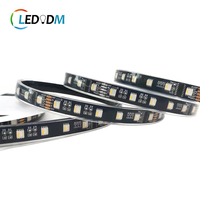 5V 12V 24V Programmable RGB RGBW Led Bande WS2811 WS2812 SK6812 TM1934 DMX512 Étanche RVB Numérique Led Bande Lumineuse