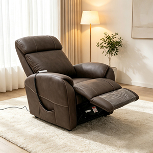 Single Motor Power Lift <strong>Recliner</strong> <strong>Chair</strong> for <strong>Elderly</strong> with Remote Control Fabric Upholstered Living Room Furniture - Product Image 4