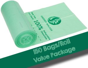 Personalized Custom Printed PLA PBAT Biodegradable <b>Compostable</b> Food Waste Bin Liners <b>Bags</b> - Product Image 5