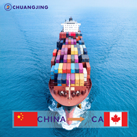 Expédition de Chine vers les États-Unis/Amérique/Canada, logistique la moins chère, LCL DDP, transitaire maritime, service express porte à porte