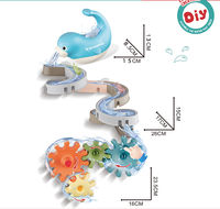 Ensemble de jouets aquatiques pour baignoire bébé MILI, équipement de salle de bain pour enfants, piste aquatique, jouets interactifs pour l'été, jeux aquatiques parent-enfant