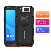 Lecteur d'empreintes digitales capacitif 5,5 pouces, PDA robuste portable Android pour la patrouille des gardes, le contrôle d'accès, la vérification d'identité