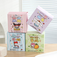 Boîtes rigides imprimées avec des motifs de dessins animés, papier couché mat écologique, emballage cadeau, boîtes de rangement personnalisées