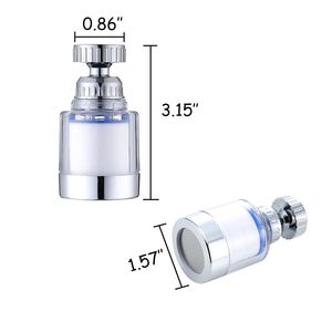 Robinet de cuisine moderne 3 modes réglables en ABS avec tête de pulvérisation extensible pour économie d'eau - Product Image 2