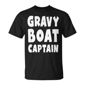 Camiseta Gravy Boat Captain Chef Cook para el Día de Acción de Gracias - Product Image 1