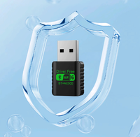 AX900 WIFI6 adaptor Dual Band 2.4G & 5Ghz BT5.4 penerima Dongle USB nirkabel Driver gratis 900Mbps Wifi untuk Win 10/11