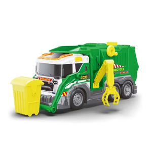 Camión de <span class=keywords><strong>basura</strong></span> Big Friction Powered Cartoon Car Toy Truck Set para niños con sonido ligero - Product Image 1