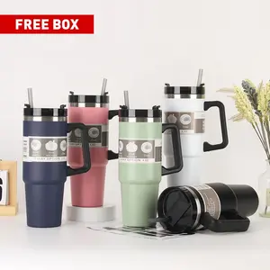 Tùy chỉnh 30 <span class=keywords><strong>oz</strong></span> thể thao du lịch thép cốc cốc và cốc 30 <span class=keywords><strong>oz</strong></span> cốc cốc biểu tượng với rơm xử lý bán buôn - Product Image 1