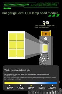 YUFING 75W 7000LM Intégration lointaine et proche H4 Voiture Lumière BulbLed 9006 Canbus Auto Accessoires Kit 12V pour Ford Toyota - Product Image 5