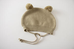 Combinaison en coton tricoté pour bébé nouveau-né, couleur unie, confortable et mignonne, pour l'automne, vente en gros - Product Image 6