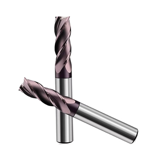 HRC 65 Alloy Tungsten Steel <strong>End</strong> <strong>Mill</strong> for Steel 4 Flutes Milling Cutter With Coating Cnc Machine Tungsten Steel Tool - Product Image 1