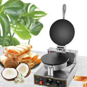 Máquina para hacer conos de helado con placas calefactoras Recuperación de calor instantánea Crea conos caseros de azúcar y gofres Fácil de limpiar 1050W - Product Image 2