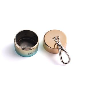 Pastillero Semanal Mini, Portátil, de 7 Días, con Recubrimiento Multicolor, Elegante Pastillero Metálico de Bolsillo - Product Image 4