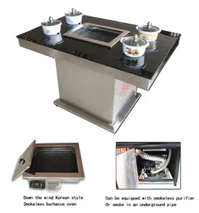 Yawei Commercial Small Hot Pot Hot Pot Barbecue Table