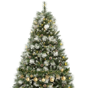 Arbre de Noël LED d'une belle apparence, arbre de Noël en PE PVC de haute qualité, ornements de Noël, cône de pin artificiel - Product Image 3