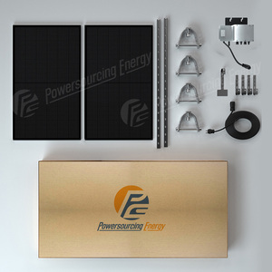 Balkonkraftwerk 600W 800W 1000W <span class=keywords><strong>1200W</strong></span> Balcón Sistema de panel solar <span class=keywords><strong>Microinversor</strong></span> Balcón en sistema solar de red - Product Image 3