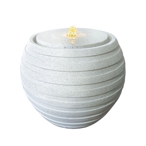 Bien conçu cour Art décor intérieur cascades grande cascade décorative mur pierre <span class=keywords><strong>fontaine</strong></span> d'eau - Product Image 5