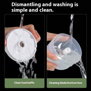 Mini Picadora de Ajo Eléctrica Inalámbrica, Procesador de Alimentos Doméstico, Picadora de Verduras, Preparador de Comida para Bebés, Herramienta para Frutas y Verduras - Product Image 4