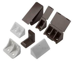 Supports d'angle pour meubles, supports d'étagère, connecteurs en forme de L à 90 degrés, pièces en plastique ABS durables - Product Image 1