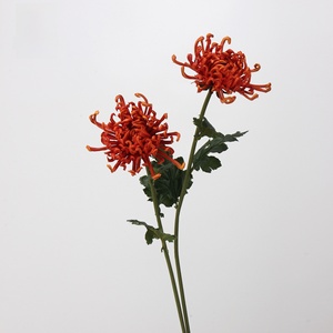LO-633 Vente en gros de fleurs artificielles en PU de haute qualité, toucher réel, marigold, <span class=keywords><strong>prix</strong></span> d'usine, <span class=keywords><strong>chrysanthème</strong></span> artificiel pour la décoration de la maison et des mariages - Product Image 1