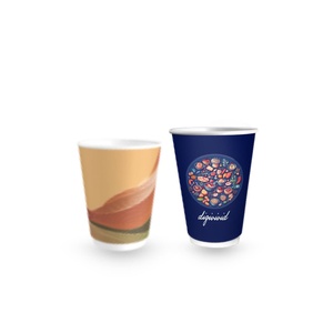 Gobelet en papier à double paroi jetable écologique de 8 oz, bonne qualité - Product Image 4