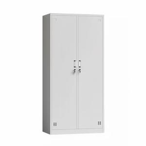 Armoire en métal 2 portes casier <span class=keywords><strong>de</strong></span> <span class=keywords><strong>rangement</strong></span> chambre à coucher armoire en acier pour vêtements armoire en acier <span class=keywords><strong>placard</strong></span> <span class=keywords><strong>balcon</strong></span> casier coloré - Product Image 1