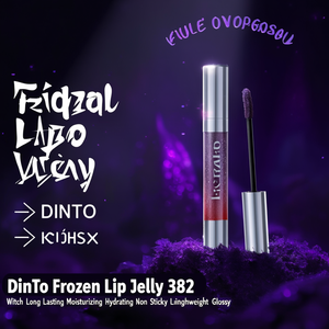 Dinto Frozen Lip Jelly 382 Witch, gloss hydratant longue durée, non collant, léger et brillant - Product Image 3